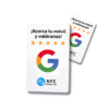 Tarjeta NFC Reseñas Google
