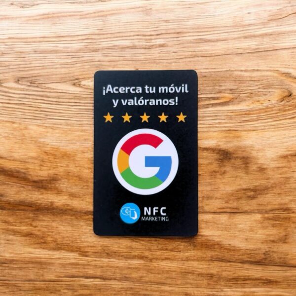 Tarjeta NFC Reseñas Google
