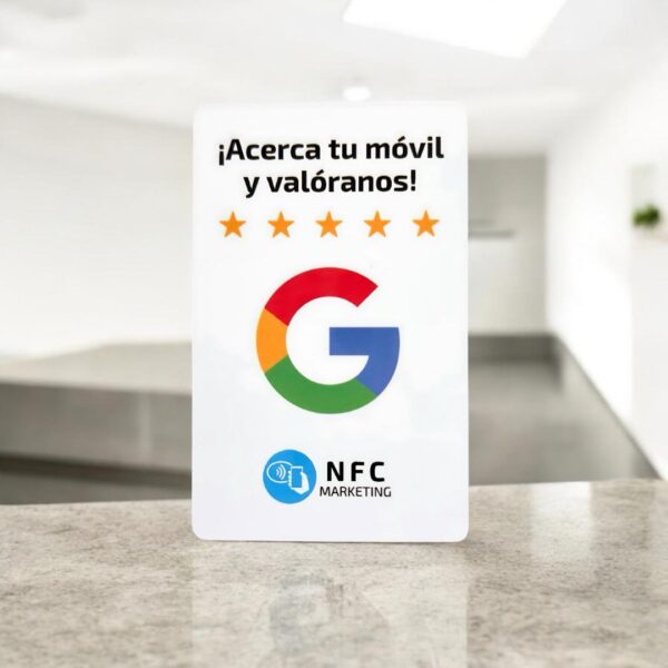 Tarjeta NFC Reseñas Google