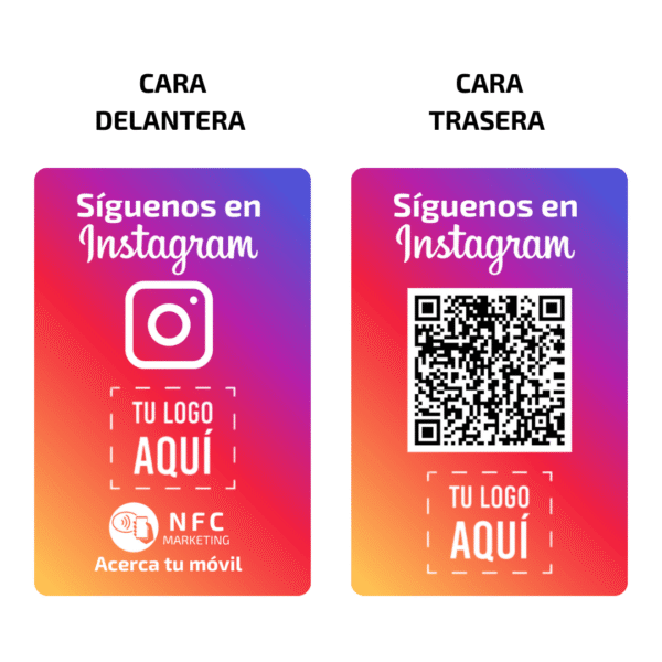 Tarjetas NFC+ QR Personalizadas