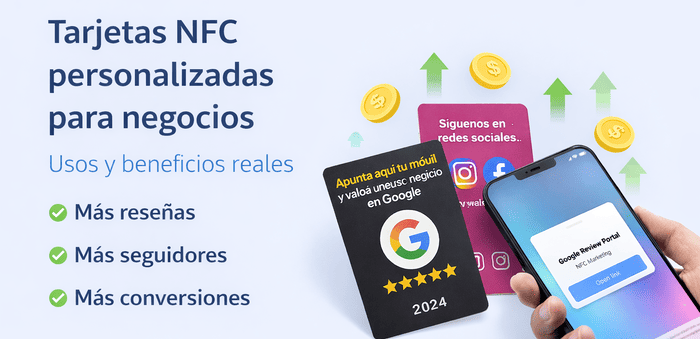 Tarjetas NFC personalizadas para negocios
