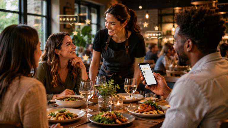 conseguir más reseñas positivas en restaurantes